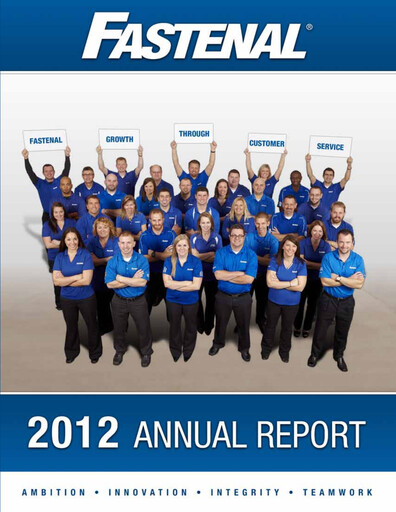 Vorschaubild Fastenal Jahresbericht 2012