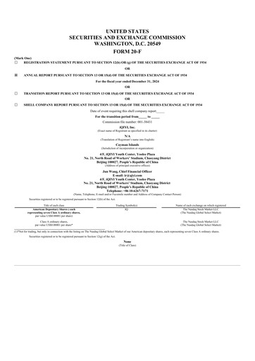 Vorschaubild iQIYI Jahresbericht 2024