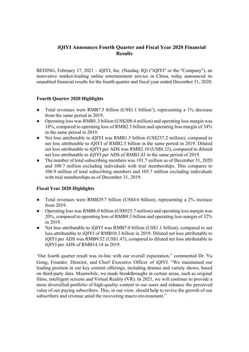 Thumbnail iQIYI Quarterly Report 2020-q4