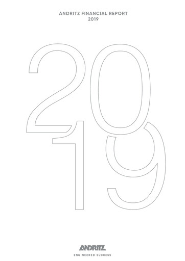 Thumbnail Andritz Financial Report 2019