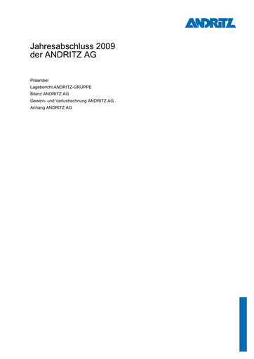 Thumbnail Andritz Financial Statement 2009