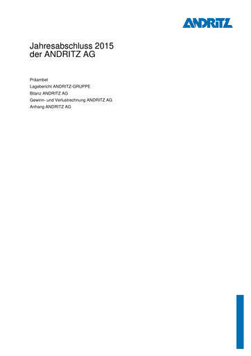 Thumbnail Andritz Financial Statement 2015