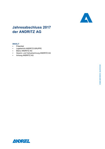 Thumbnail Andritz Financial Statement 2017