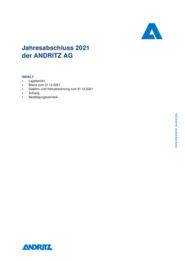 Thumbnail Andritz Financial Statement 2021