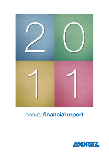 Thumbnail Andritz Financial Statement 2011