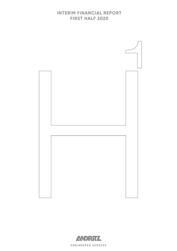 Miniature Andritz Rapport semestriel 2020-h1