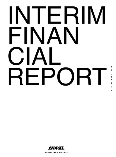 Thumbnail Andritz Quarterly Report 2018-q1