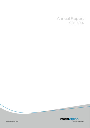Thumbnail Voestalpine Annual Report 2013-2014