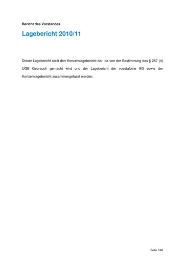 Thumbnail Voestalpine Financial Report 2010