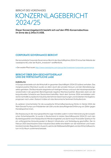 Thumbnail Voestalpine Financial Report 2024