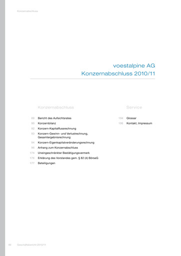 Thumbnail Voestalpine Financial Statement 2010-2011