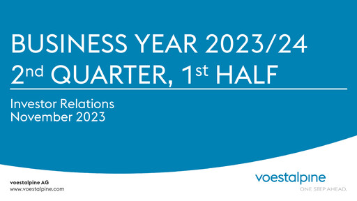 Thumbnail Voestalpine Half-year Report 2023-h1