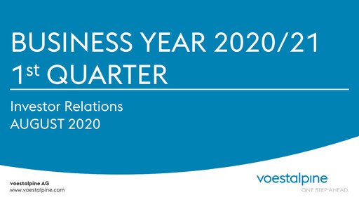 Thumbnail Voestalpine Quarterly Report 2020-q1