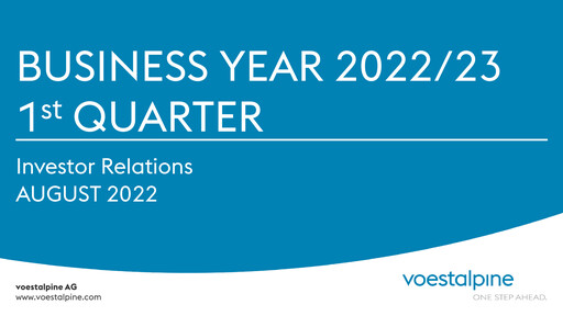 Thumbnail Voestalpine Quarterly Report 2022-q1