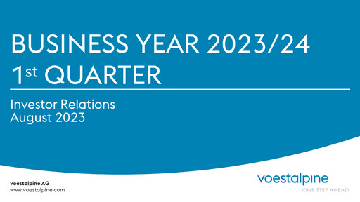 Thumbnail Voestalpine Quarterly Report 2023-q1