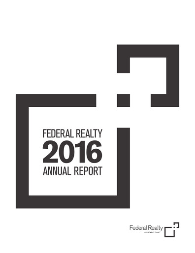 Thumbnail Federal Realty Investment Trust
 Annual Report 2016