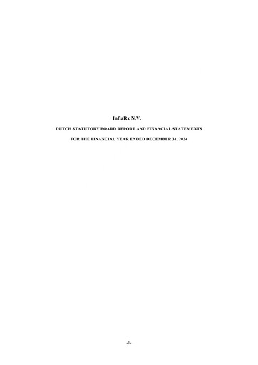 Thumbnail InflaRx
 Financial Statement 2024