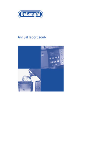 Thumbnail De' Longhi Annual Report 2006