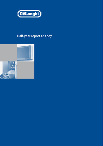 Thumbnail De' Longhi Half-year Report 2007-h1