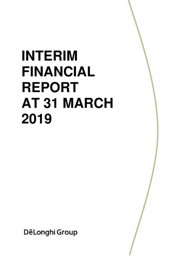 Thumbnail De' Longhi Quarterly Report 2019-q1