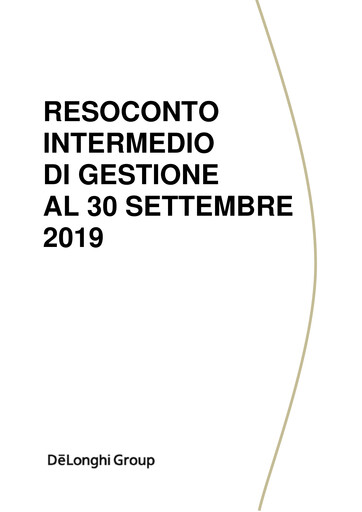 Thumbnail De' Longhi Quarterly Report 2019-q3