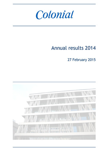 Thumbnail Inmobiliaria Colonial
 Financial Report 2014