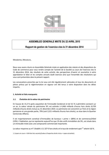 Thumbnail Inmobiliaria Colonial
 Financial Report 2014