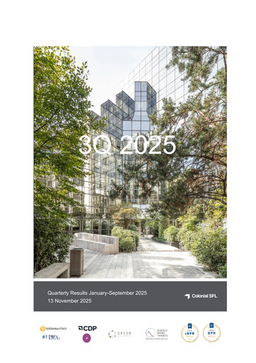 Thumbnail Inmobiliaria Colonial
 Quarterly Report 2025-q3