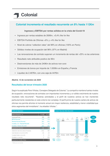 Thumbnail Inmobiliaria Colonial
 Quarterly Report 2020-q3