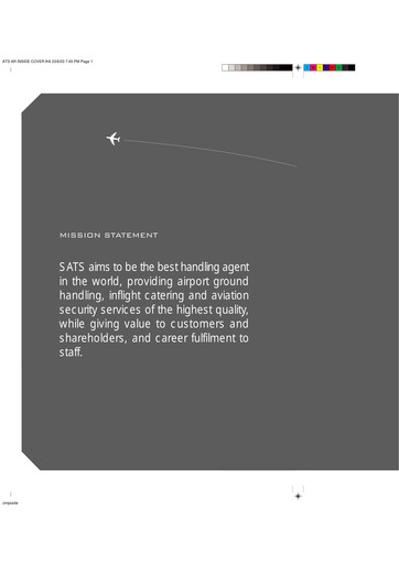 Thumbnail SATS Annual Report 2002-2003