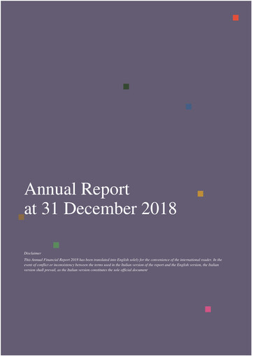 Thumbnail Leonardo Annual Report 2018