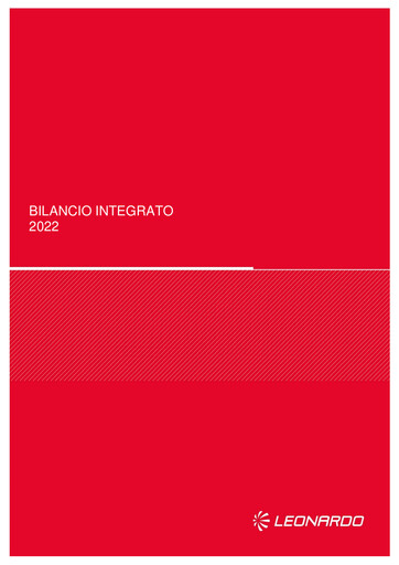 Thumbnail Leonardo Annual Report 2022