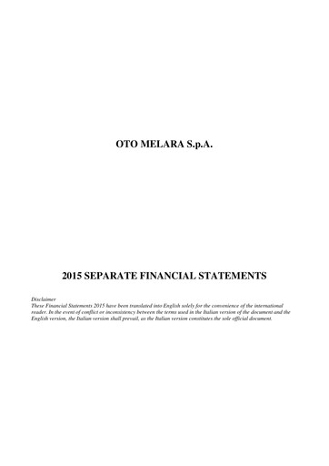 Miniature Leonardo Bilan financier 2015