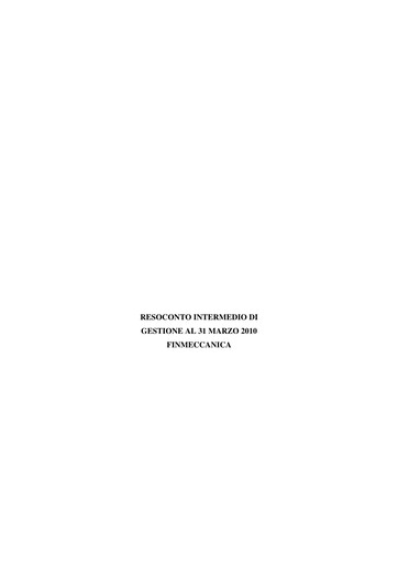 Thumbnail Leonardo Quarterly Report 2010-q1