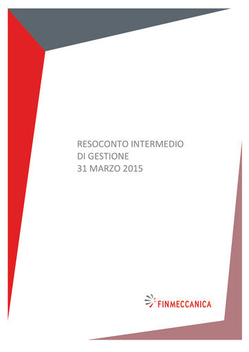 Thumbnail Leonardo Quarterly Report 2015-q1