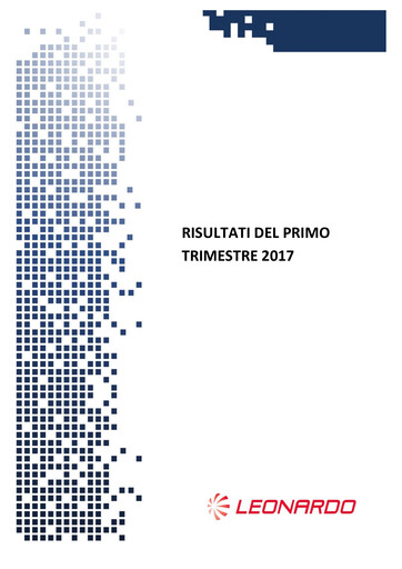 Thumbnail Leonardo Quarterly Report 2017-q1