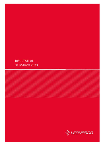 Thumbnail Leonardo Quarterly Report 2023-q1