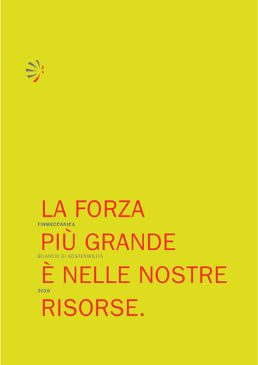 Thumbnail Leonardo Sustainability Report 2010