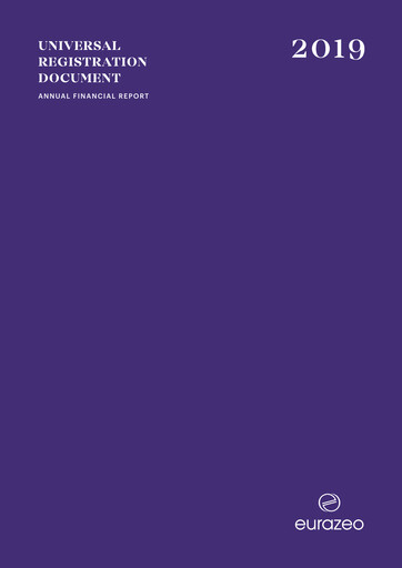 Thumbnail Eurazeo Annual Report 2019