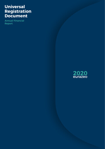Thumbnail Eurazeo Annual Report 2020