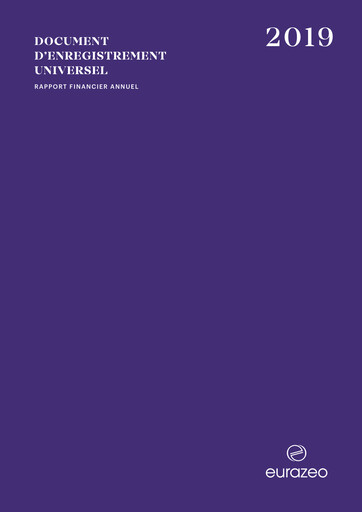Thumbnail Eurazeo Financial Report 2019