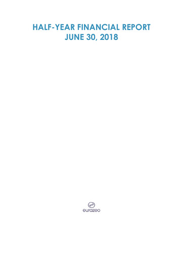 Thumbnail Eurazeo Half-year Report 2018-h1