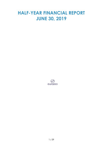 Thumbnail Eurazeo Half-year Report 2019-h1