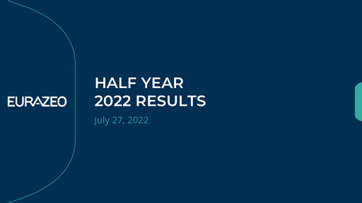 Thumbnail Eurazeo Half-year Report 2022-h1