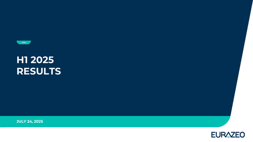 Thumbnail Eurazeo Half-year Report 2025-h1