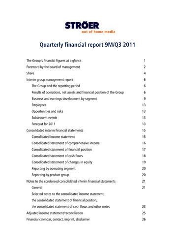 Thumbnail Ströer Quarterly Report 2011-q3