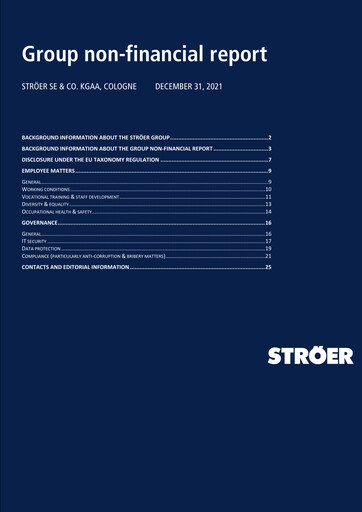 Thumbnail Ströer Sustainability Report 2021