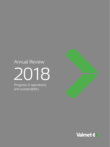 Thumbnail Valmet
 Annual Report 2018