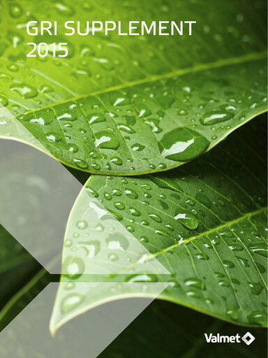 Vorschaubild Valmet
 ESG-Bericht 2015