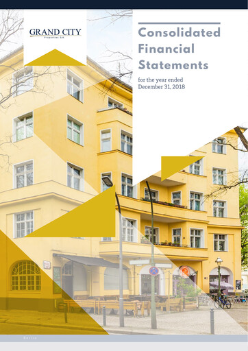 Miniature Grand City Properties Rapport annuel 2018